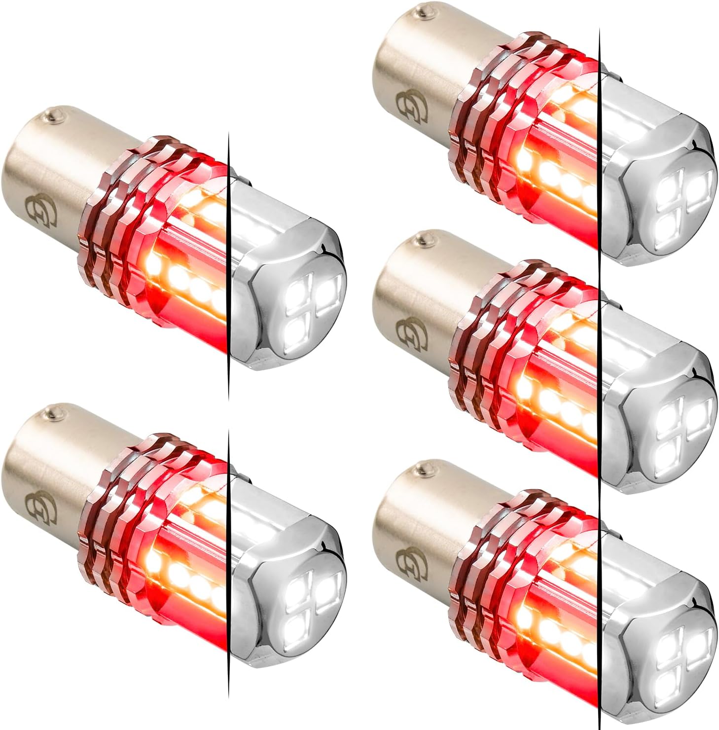 GG Grand General 70761 1157 Dual Color White/Blue 15 LED Tower Bulb, 12V, Single Pack