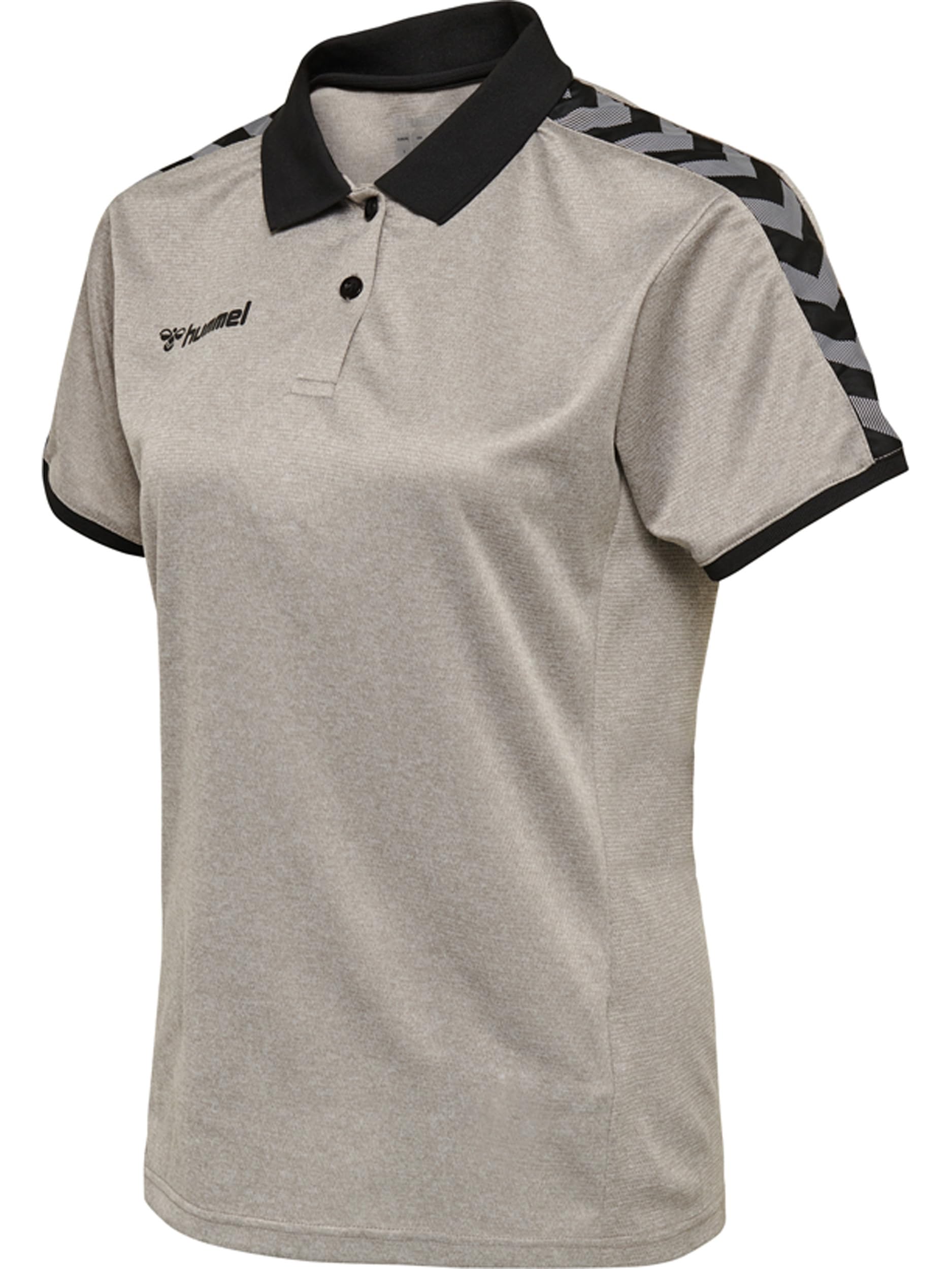 hummel Hmlauthentic Women's Functional Polo Shirt, womens, Polo, 205384-2006-XS, grey melange, XS