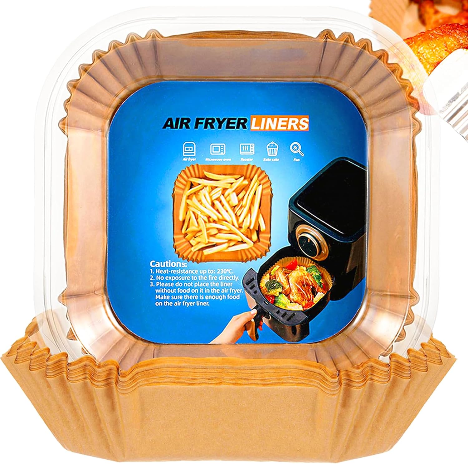 Air Fryer Liners Disposable,6.5inch 100PCS Round Parchment Paper For Baking