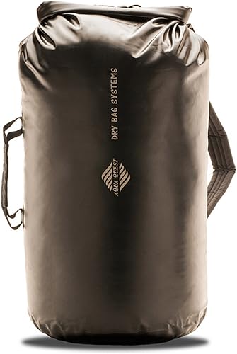 AquaQuest Mochila Mariner - Bolsa seca ligera 100% impermeable - 10 litros - Negro