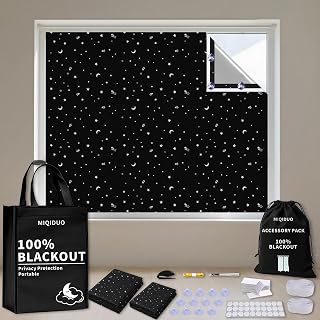2-Pack Blackout Curtains: 1 Travel Blind + 1 Cut-to-Fit DIY Shade