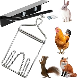Hopper Popper Rabbit Dispatcher & Multi-Small Animal Skinning Tool Set, Humane Cervical Dislocator + Hanging Rack for Small Game, Farm Butchering Equipment