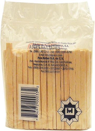 Vista 2 de Palitos de madera Melher 140 unidades - Palitos para Chocobanano (paquete de 1)