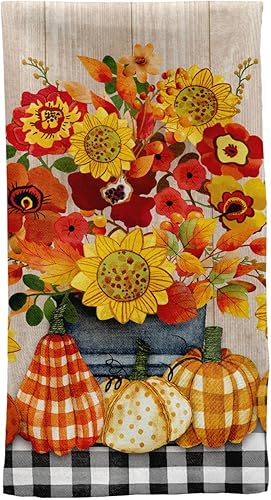 Briarwood Lane Toalla de mano de otoño ramo de otoño 26" x 18"