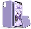 Compatible with URUCHI iPhone 11 Case 6.1, Thin Liquid Silicone 3 Layer Fully Coated Soft Gel Rubber Case Cover, (Lila, 6.1 inch)