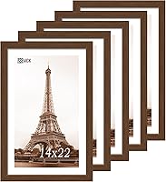 Vista 30 de VCK Marco para póster con plexiglás pulido, juego de 5 formatos horizontal y vertical, incluye piezas metálicas para colgar, 18 x 24 pulgadas