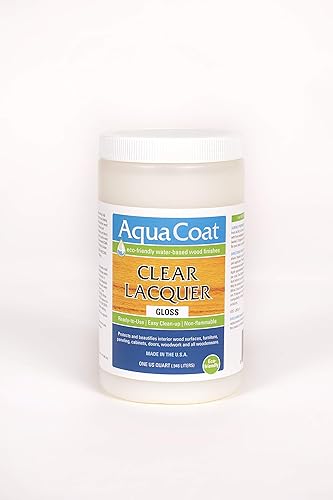 AQUA COAT Lacado transparente, acabado de madera a base de agua (brillante)