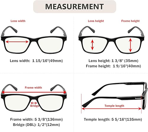 Miniatura 2 de Eyekepper Gafas de lectura progresivas multifocal, bloqueo de luz azul, para hombres, sin línea, multifocales, Gris-mr005n