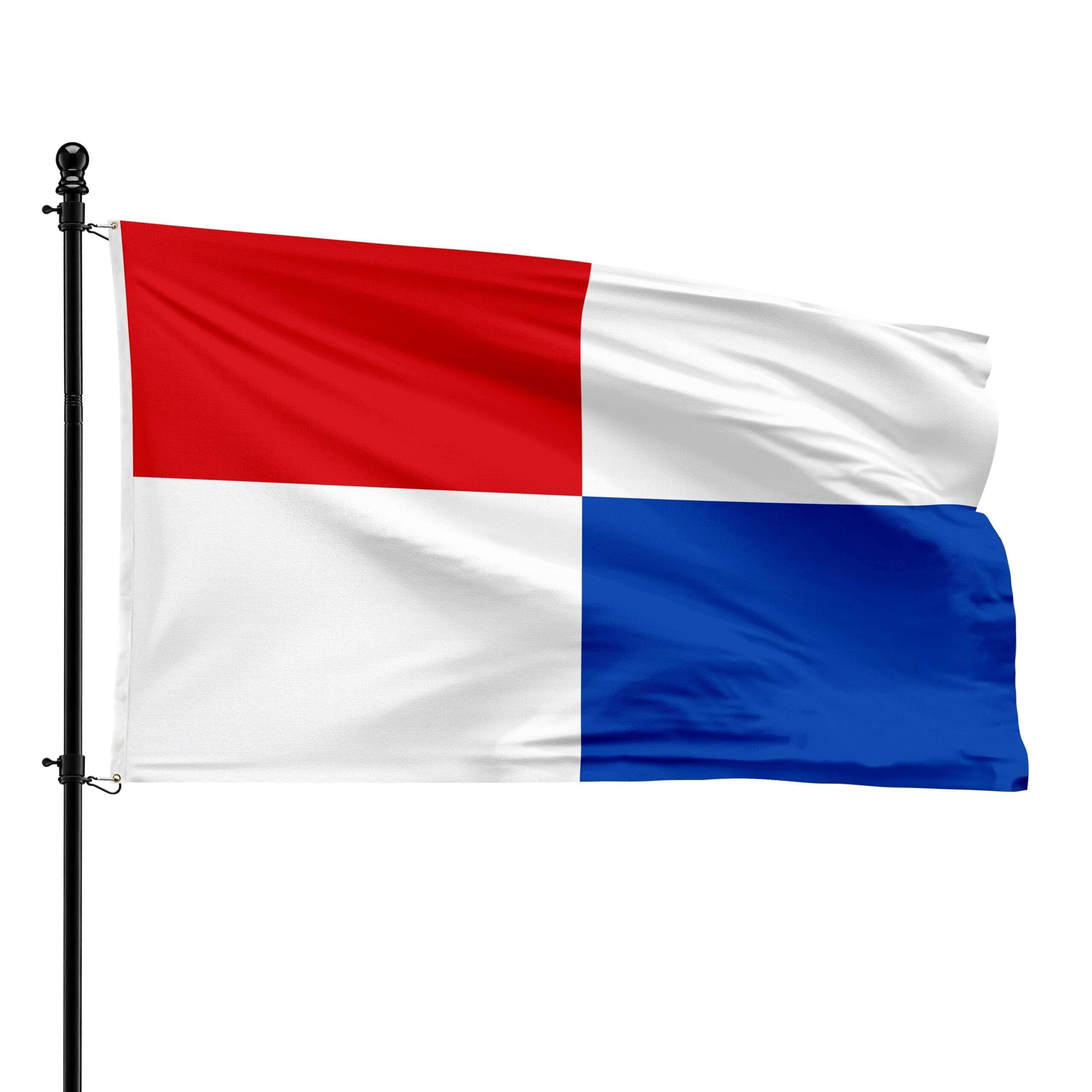 Bandera de Héron 90x150 cm oficial del municipio para exterior e interior