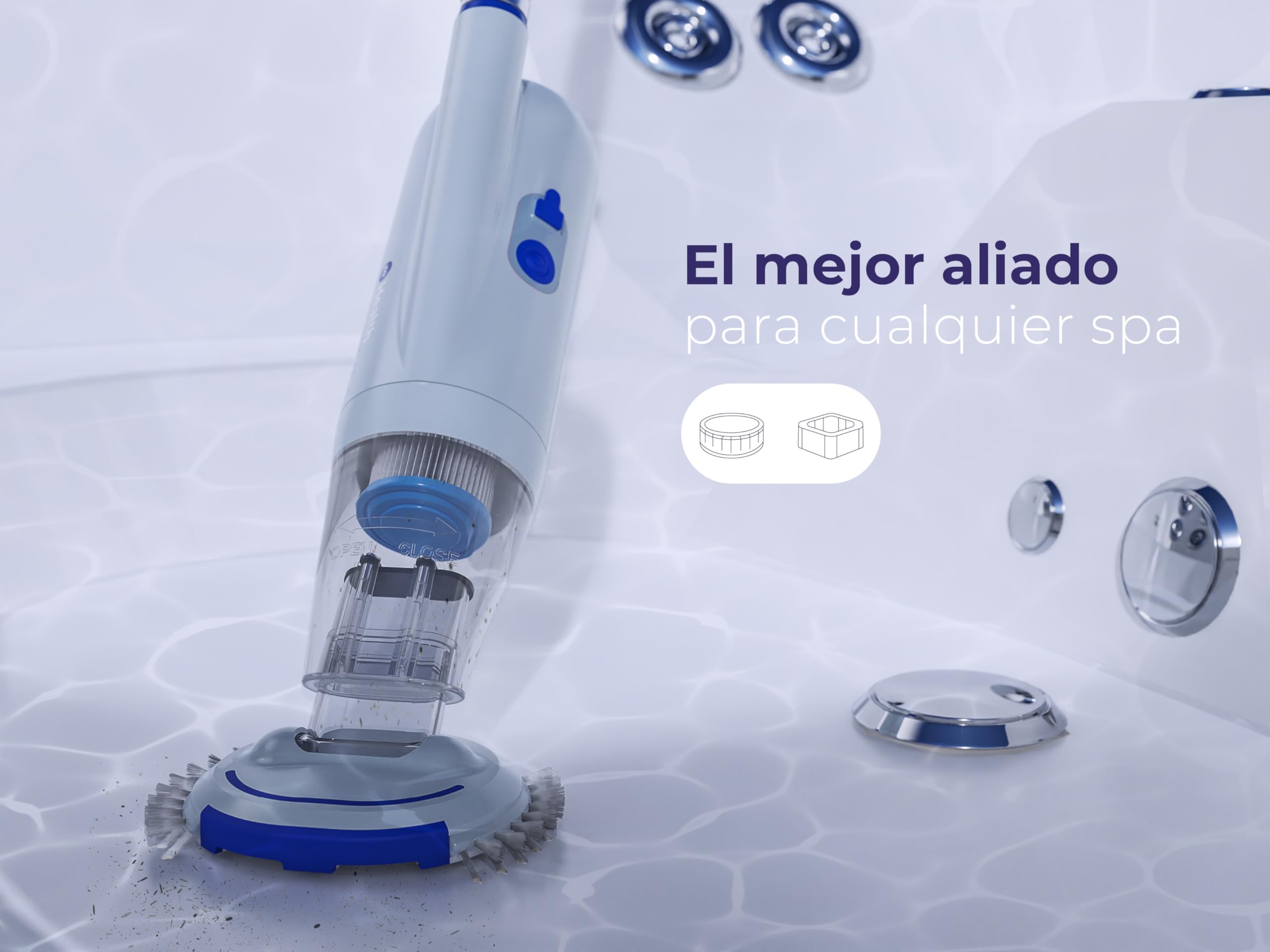 Gre CSPAN Health Vac limpiafondos batería SPAs y piscinas elevadas Suelo