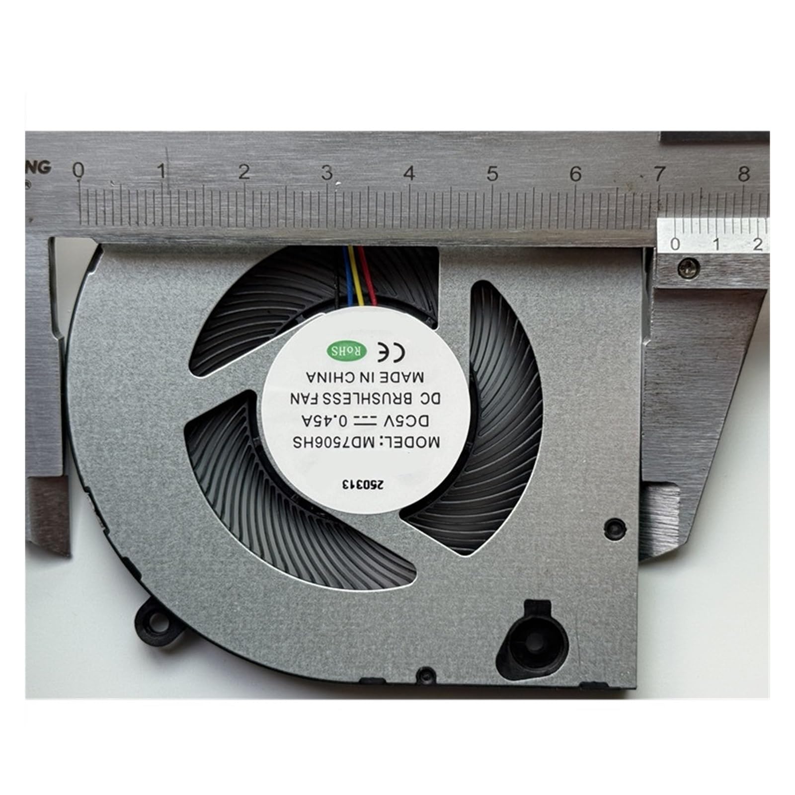 Ventola di Raffreddamento CPU Portatile, Compatibile con Miko, MD7506HS DC5V 0,45 A