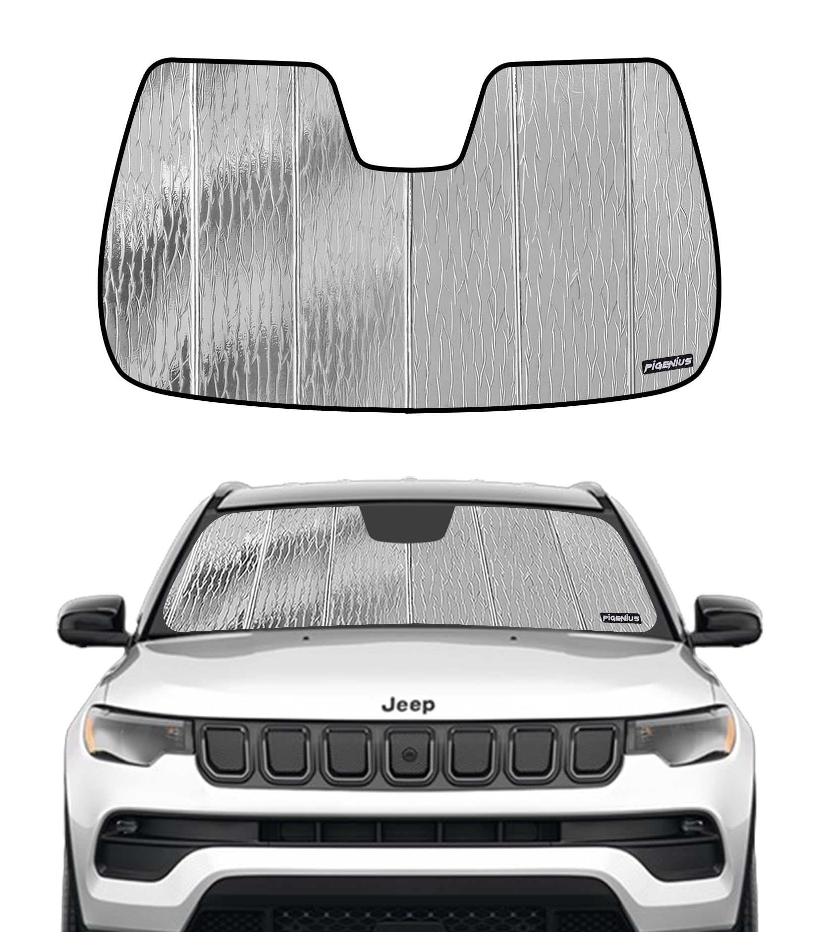 Durable Sun Shade for Jeep Compass 2022-2025 Summer Winter Protection