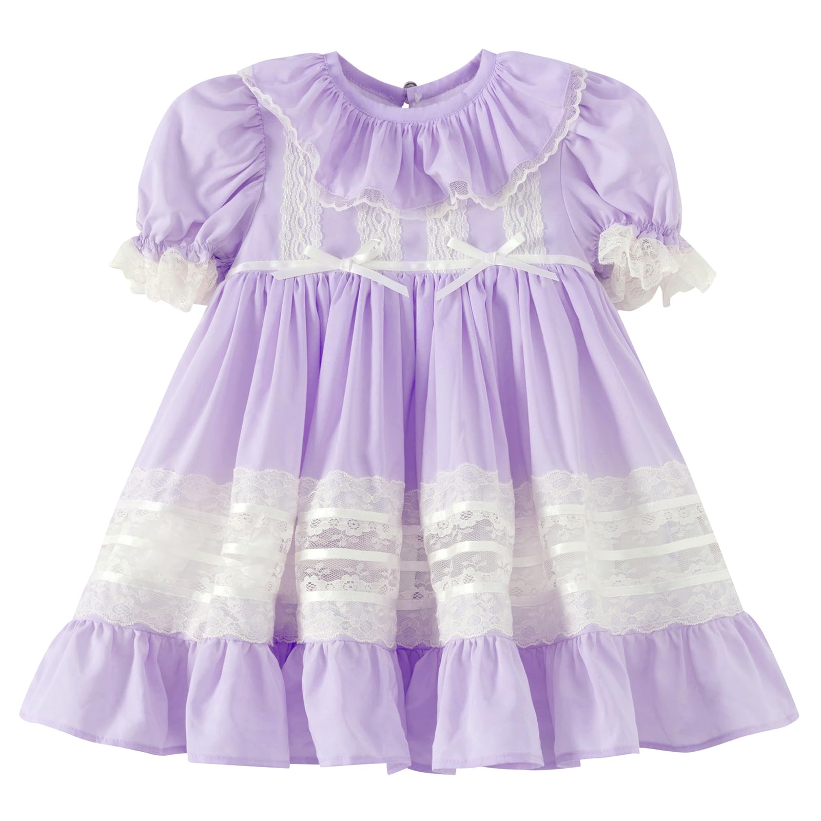 Mädchenkleid, Vintage-Kleid, Bluebell-Erbstück-Kleid, Puffärmel, Mädchen-Sommerkleid, Babyblaues Kleid für Mädchen