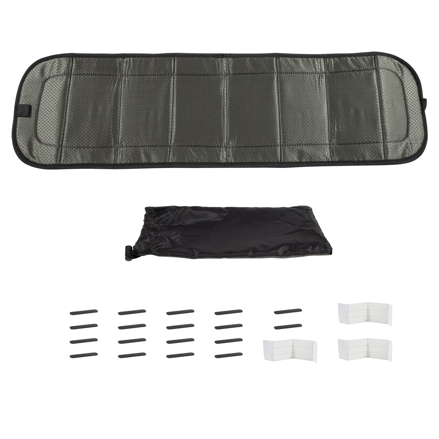 Bunk Window Covers (36" x10" RB Components, Charcoal Gray)