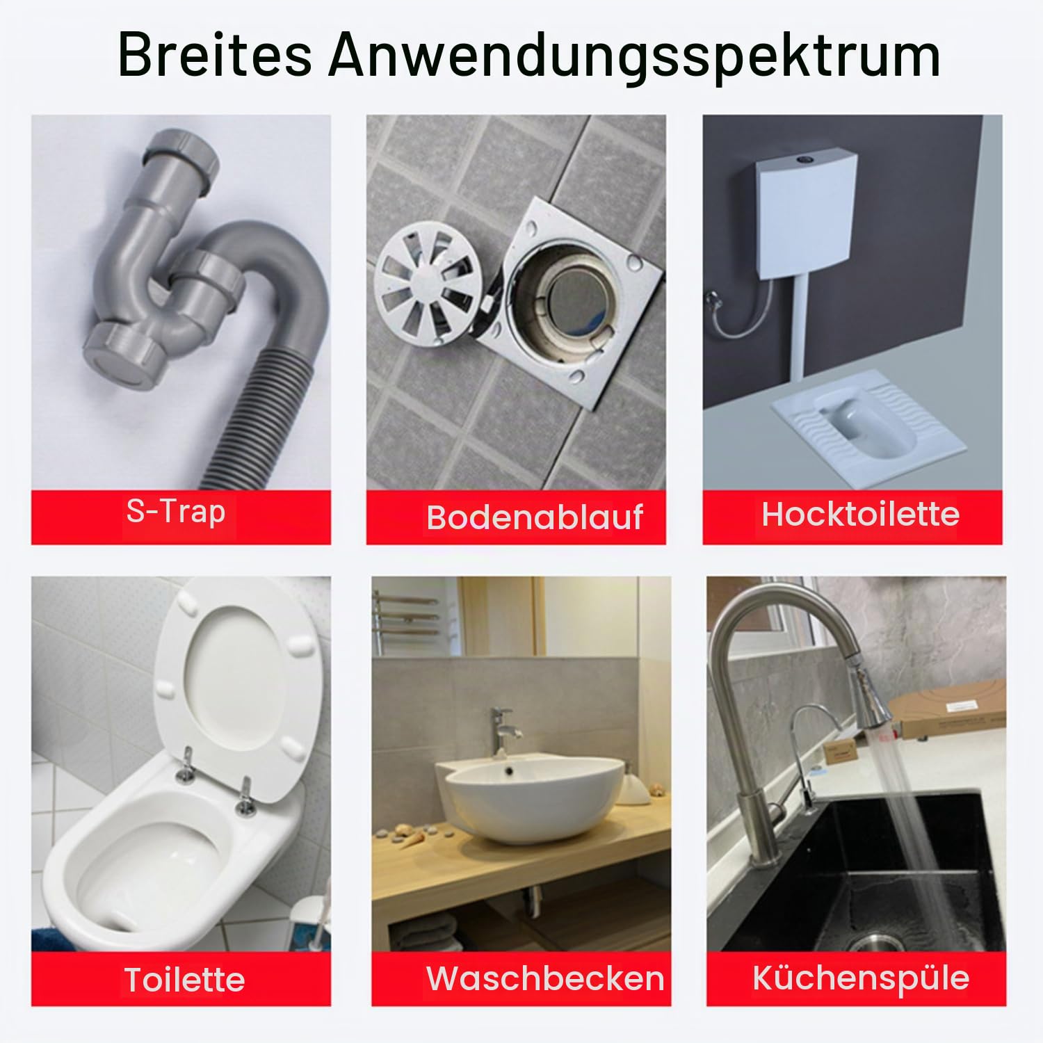 Rohrreinigungsspirale Mit Metalltrommel [15m] Mit Bohraufsatz,Ideale Abflussspirale Für Eine Umweltfreundliche Rohrreinigung,Die Stabile Rohrspirale Für Echte Heimwerker,Passt Für Fast Alle Abflüsse