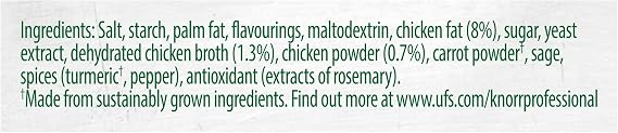 Knorr Professional Chicken Paste Bouillon, Ideal Chicken Base for Noodle Soups, Stocks and Broths, 1 kg