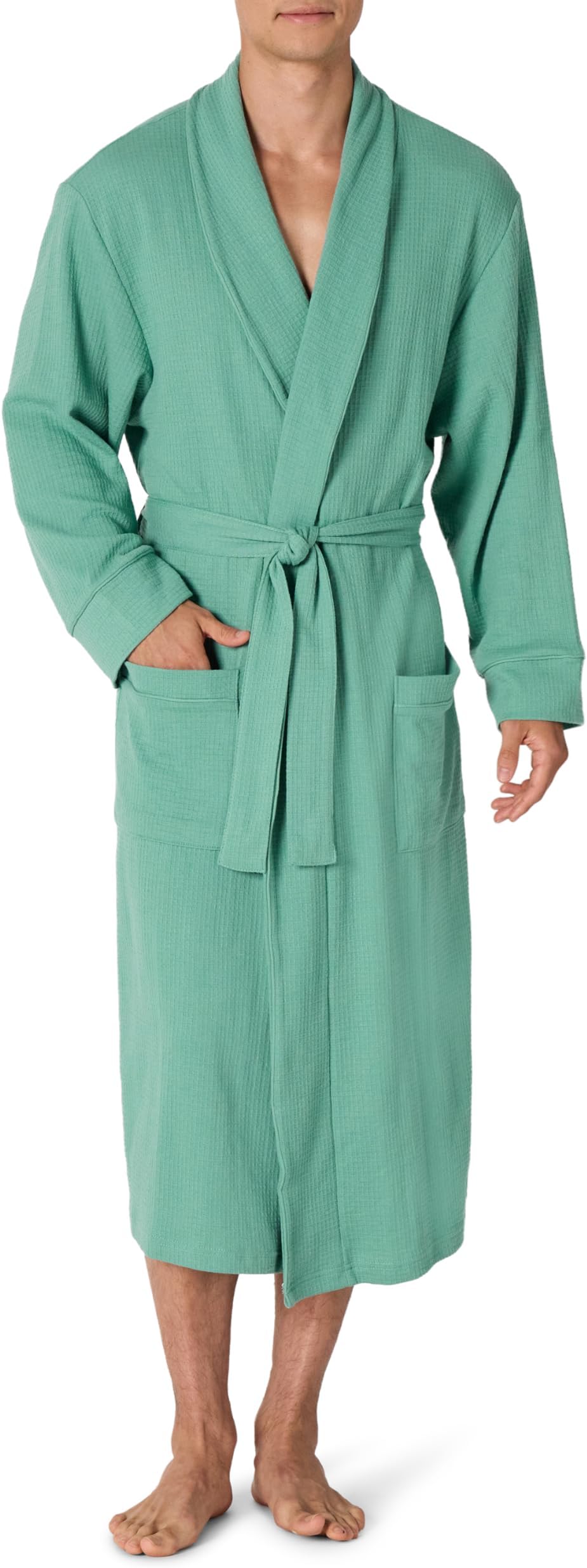 Men's Lightweight Waffle Bathrobe (Available in Big & Tall)