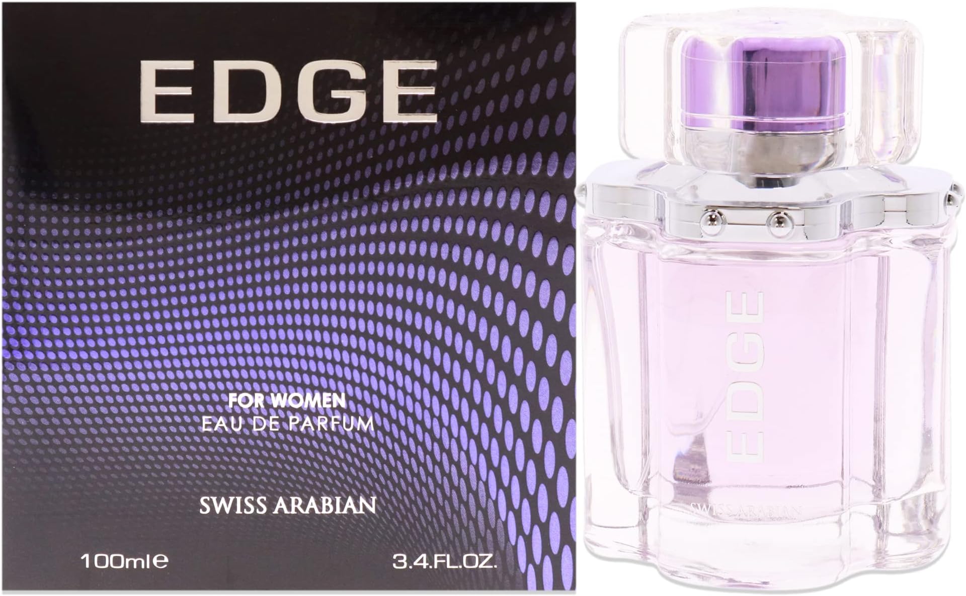 Swiss Arabian Edge For Women- EDP Spray - Floral, Green Fragrance - Long Lasting, Luxury Perfume with Notes of Rose, Freesia, Green notes, Peony, Jasmine, Sandalwood, White Musk -100ml
