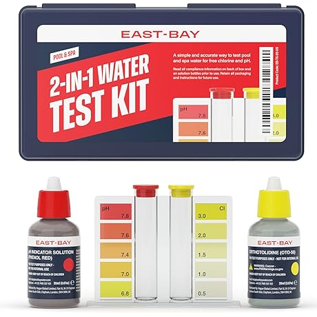 Essential Pool Testing: 2-in-1 Test Kit for pH &amp; Chlorine Levels