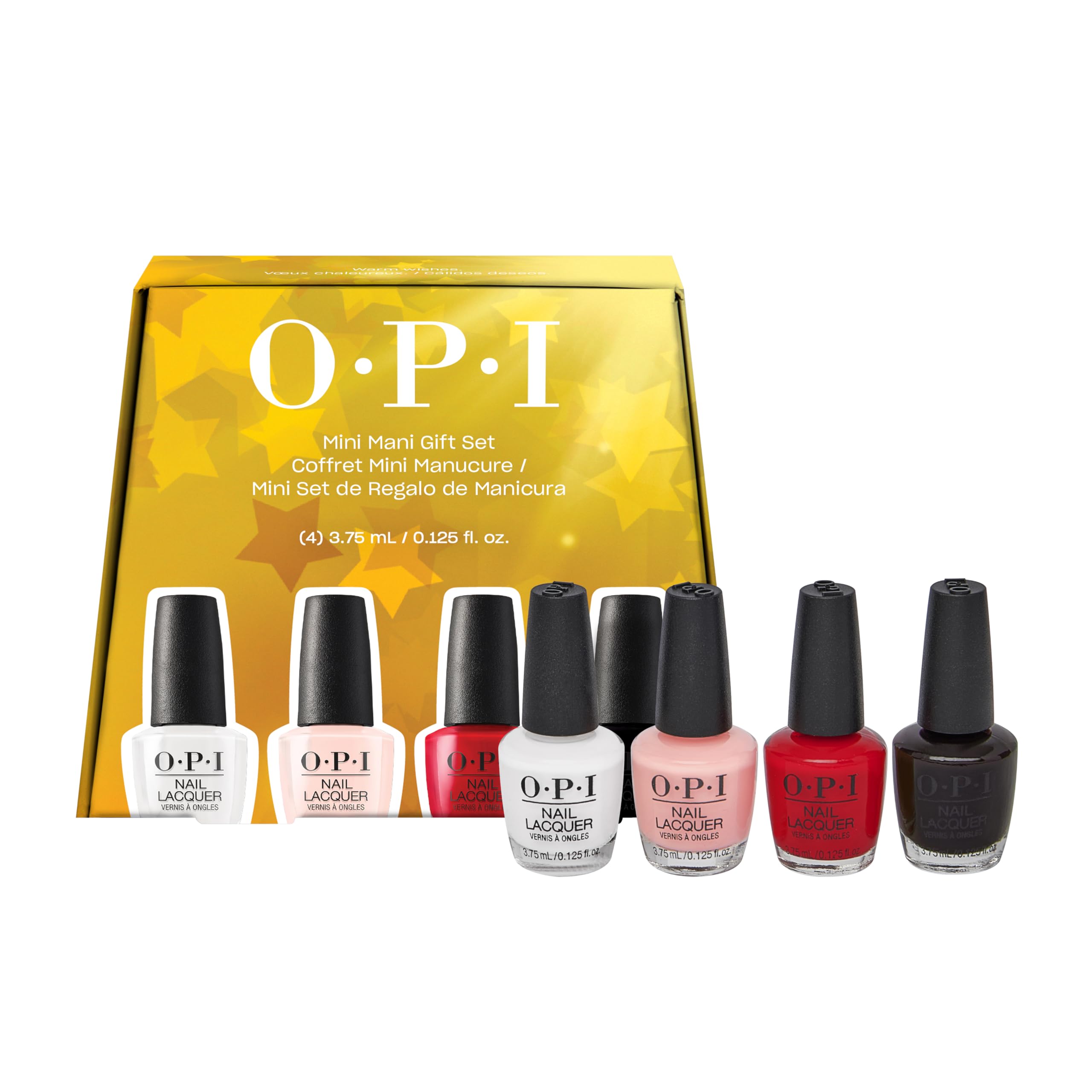 OPI Iconic Shades Nail Lacquer Mini Gift Set, 3.75 ml (4 Pieces