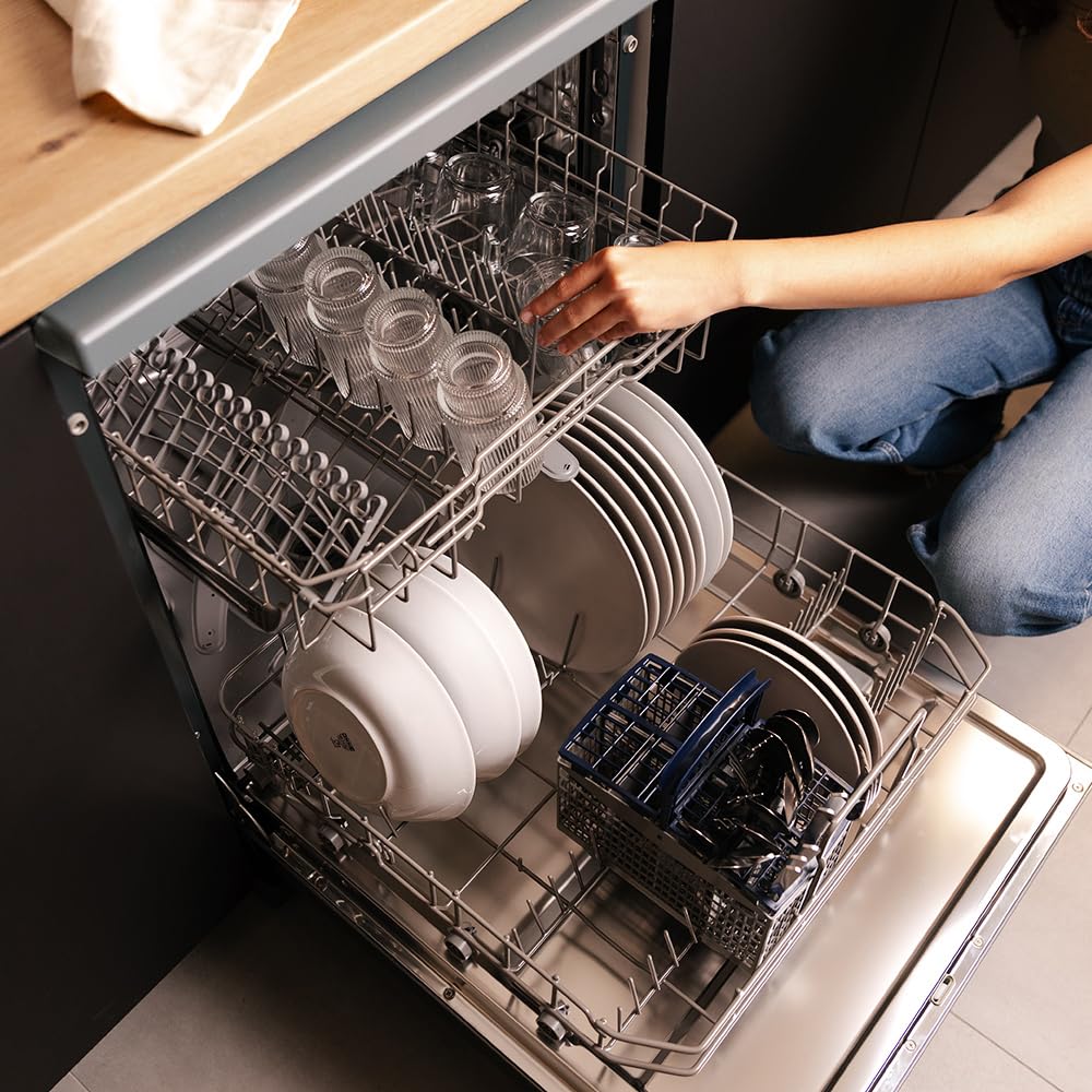 Cecotec Lavavajillas Libre Instalación 60cm Bolero Aguazero 6110 Inox. 1850W, 13 Cubiertos y 6 Programas, Función Media Carga, Programa 3 en 1, Delay Start, Dry+, FullTouch y ChildLock, Inox — view 7