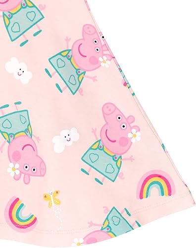 Miniatura 4 de Peppa Pig Vestido skater de felpa francesa para niñas pequeñas