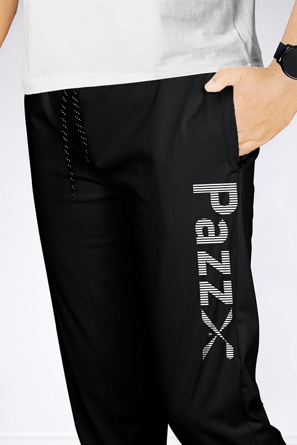 Pazzx Soft Premium Track Pant for Men with Zip Pockets, Dry Fit
