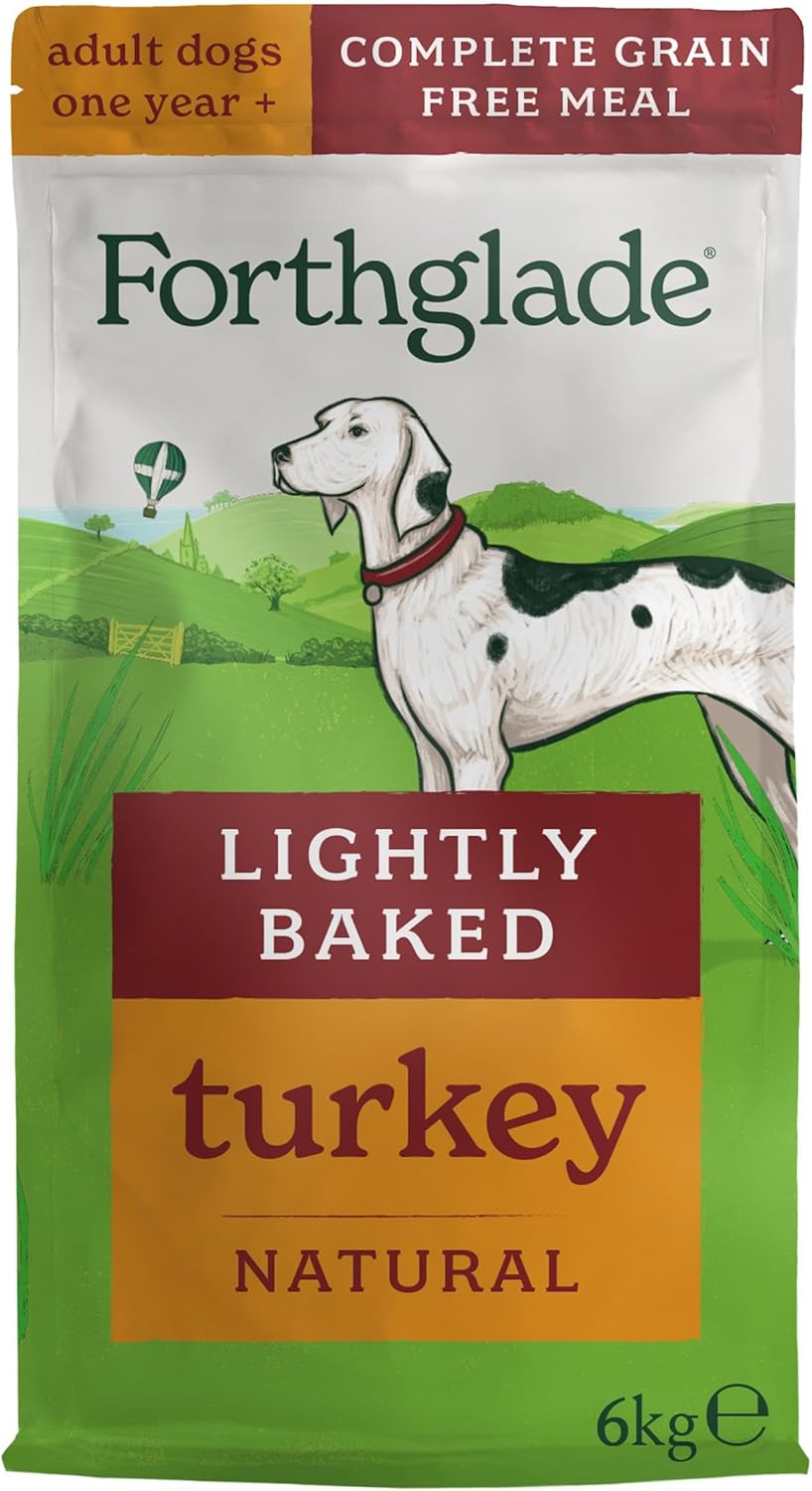 Forthglade Dry Dog Food, Turkey & Sweet Potato Lightly Baked Natural