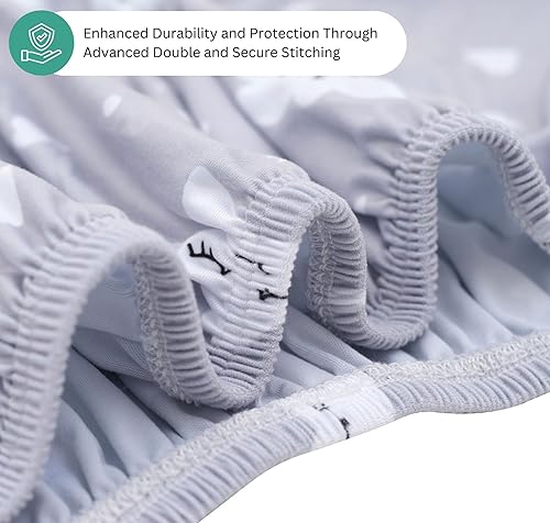 Miniatura 137 de TansyPanda Bassinet Sheets for Baby Delight Snuggle Nest, Chicco LullaGo, Fisher-Price Soothing, SNOO Smart, 3PC, 18 x 30 Inch, Ultra Soft