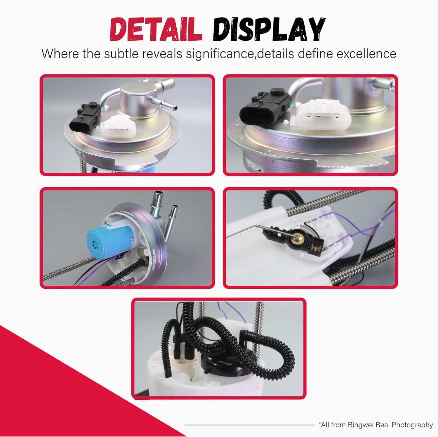 E3678M P76087M 19133515/Fuel pump Assembly/Compatible with Chevrolet Express 2500 3500,Compatible with GMC Savana 1500 2500 3500 2004-2008/Replace#19133515, 19153038