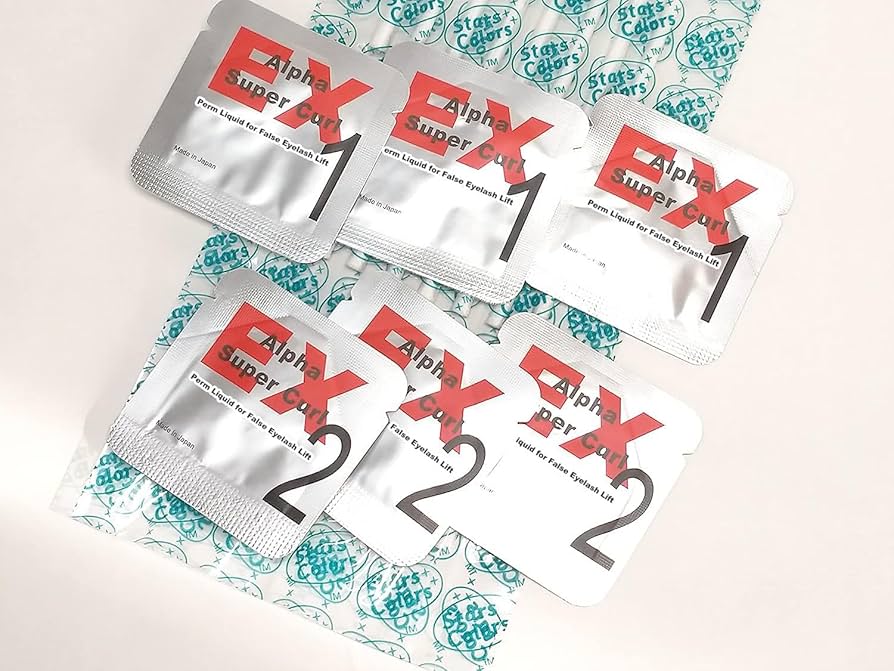 Amazon | つけまつげ用パウチEXパーマ液＆粘着ロット32本セット (S  