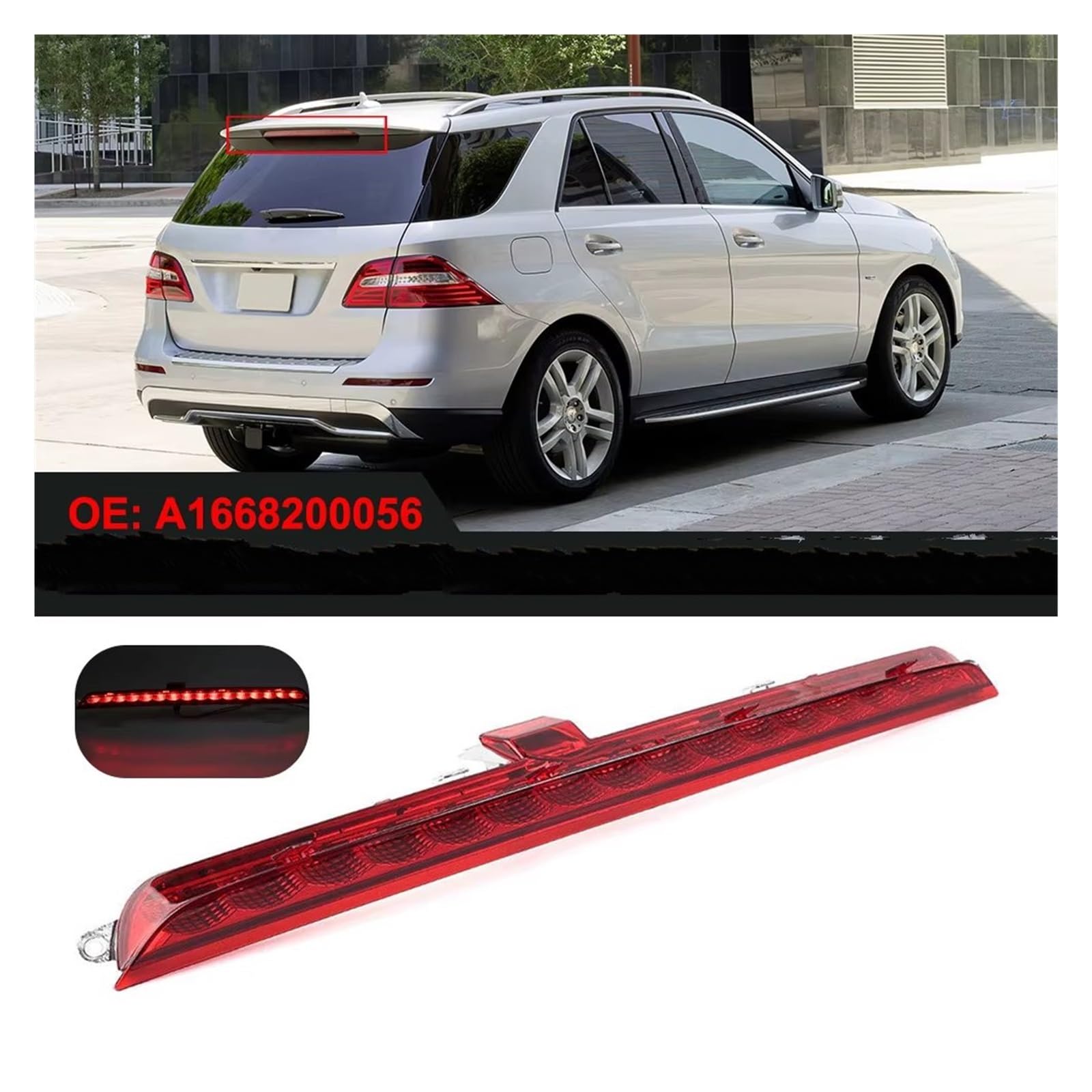 Luce di Stop Posteriore, Terza Luce di Stop Posteriore, per Benz, Classe W166, ML, luci di parcheggio per Auto, luci di Segnalazione, avvisi di parcheggio