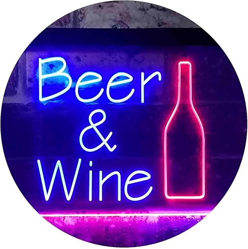 Miniatura 19 de ADVPRO Cerveza Vino Bottom Bar Club Garage Dual Color LED Neon Sign Rojo y Azul 24" x 16" st6s64-i3391-rb Rojo y azul,azul y Red,Azul y