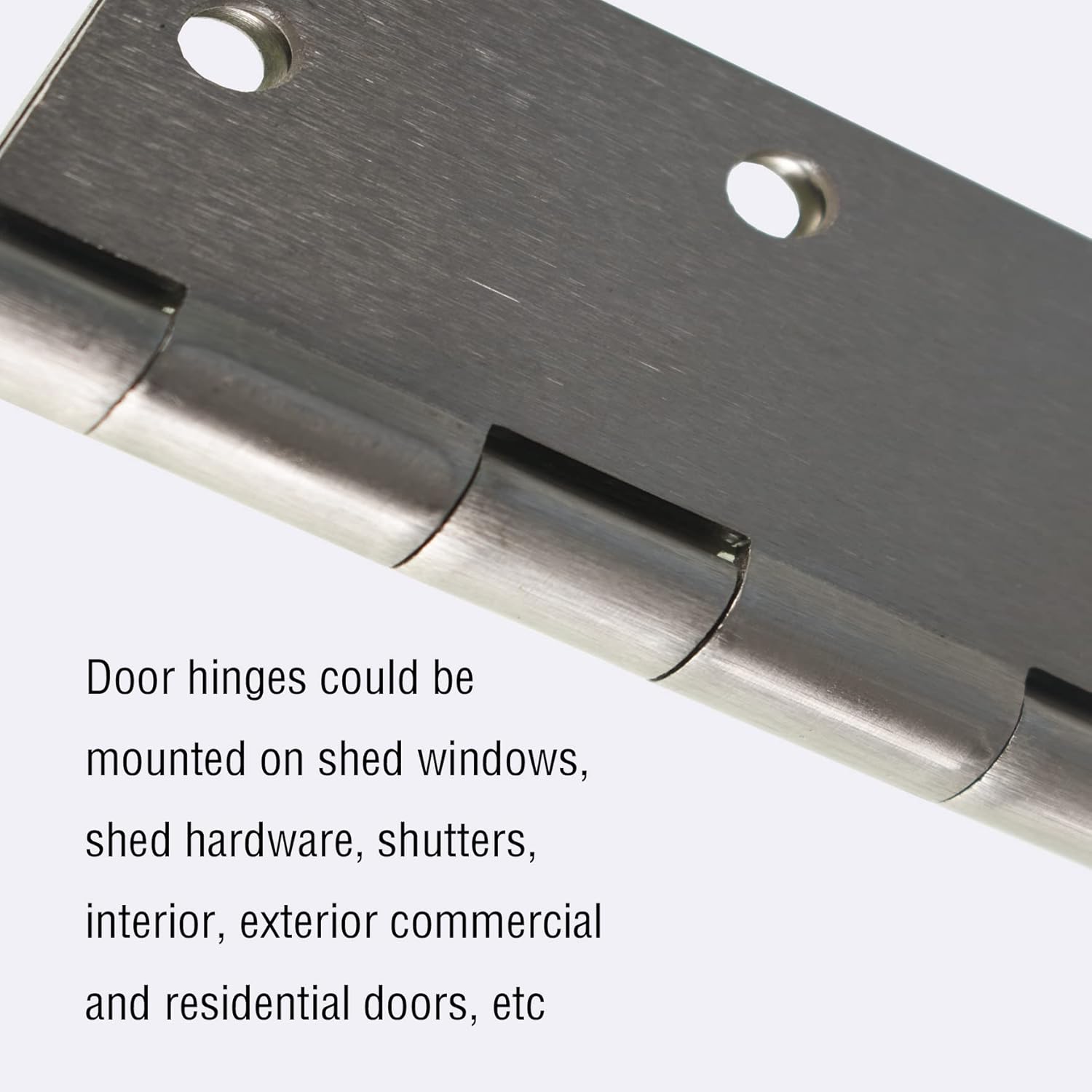 waltyotur 30 Pack Interior Door Hinges Satin Nickel Residential Rounded Door Hinges 3.5 x 3.5 Inch Brushed Nickel Door Hinges