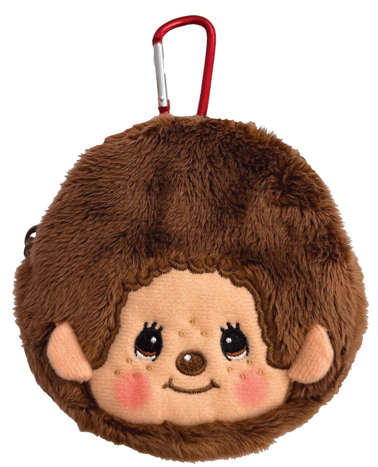 ユニック モンチッチ カラビナツキミニミニポーチ モンチッチクン サイズ：約W10.5 D2.5 H14 MC-0005BY