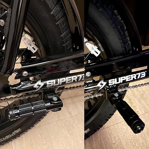 Miniatura 2 de M8 - Estriberas plegables para motocicleta, estriberas delanteras para coche eléctrico, antideslizantes, reposapiés, bicicleta de 90 grados,