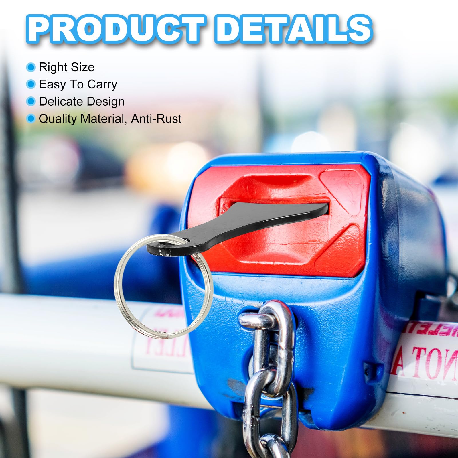 PATIKIL Shopping Trolley Token Key Ring - Image 4