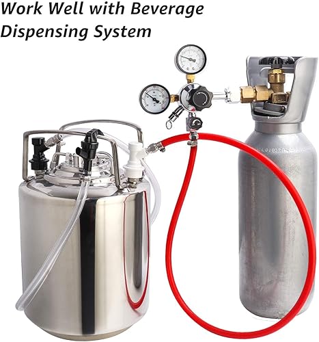 Miniatura 7 de MRbrew Juego de desconexión de cerradura de bola, accesorios de barril de maíz para bloqueo de bola de preparación casera para acoplador de postes