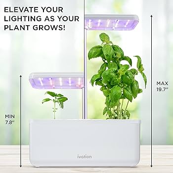 Amazon.com : Ivation 7-Pod Indoor Hydroponics Growing System Kit