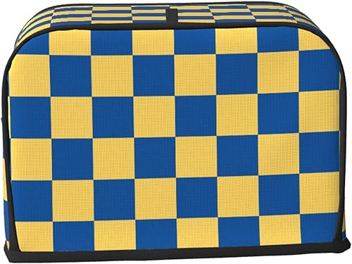 Miniatura 37 de Funda para máquina de pan de 2 rebanadas de color blanco y negro con bolsillos, cubierta para tostadora, protección de huellas dactilares, lavable a