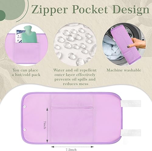 Miniatura 3 de Paquete de aceite de ricino para mujer, regalo de 8 piezas, kit de aceite de ricino para cuello, cintura, pecho, rodilla, paquete de aceite de