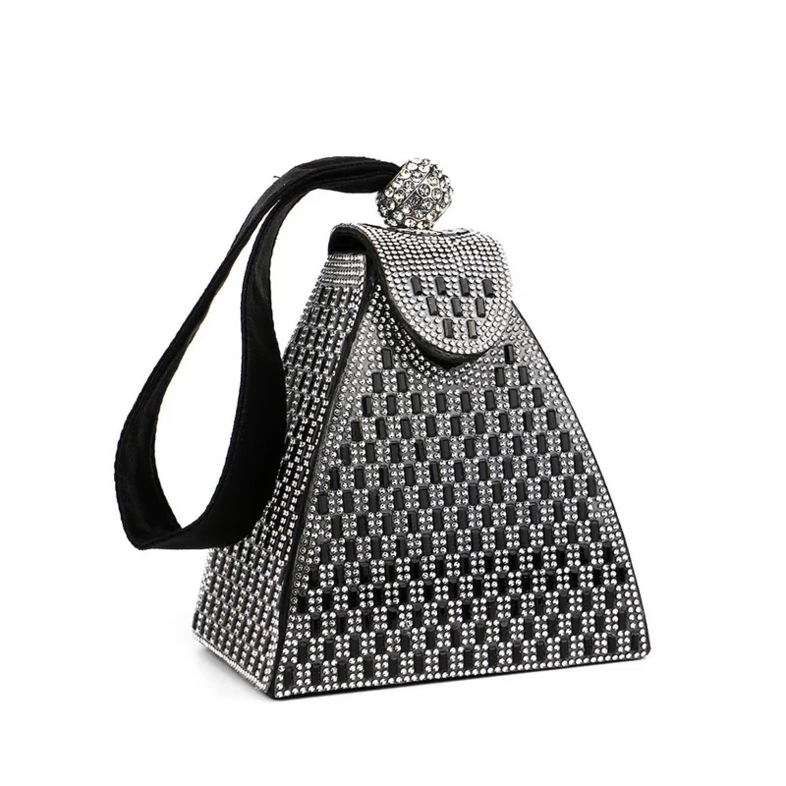 Abendtasche Damen Clutch Mode Lady Abend Taschen Acryl Tag Clutch Dreieck Design Party Schulter Handtaschen Bankett Geldbörse