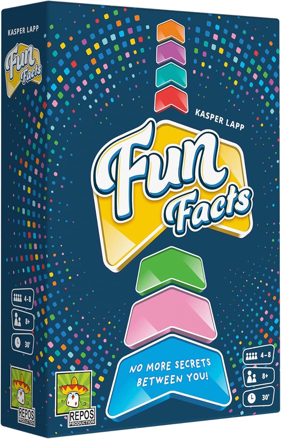 Repos Production | Faits Amusants | Jeu de fête coopératif | À partir de 8 Ans | 4 à 8 Joueurs | Temps de Jeu Moyen de 30 Minutes - Version Anglaise