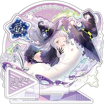 "Rakugaki Kingdom" x "Holo Live" Big Acrylic Diorama Murasaki Shion