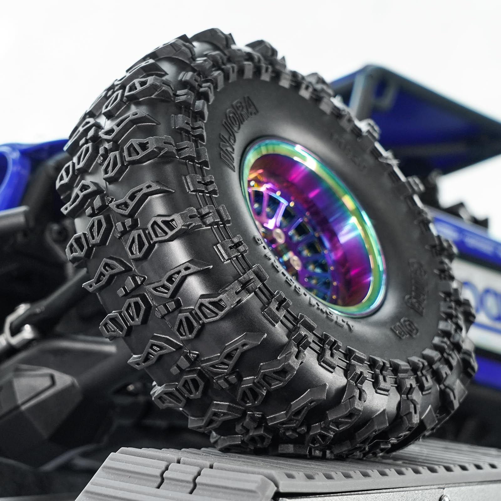 INJORA Opony 1,9" Cling On 120 * 42mm S5 do TRX4 SCX10 1/10 RC Crawler