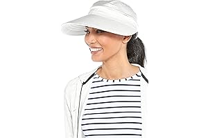 Coolibar Sun Protective Bel Aire Zip-Off Women's Sun Visor