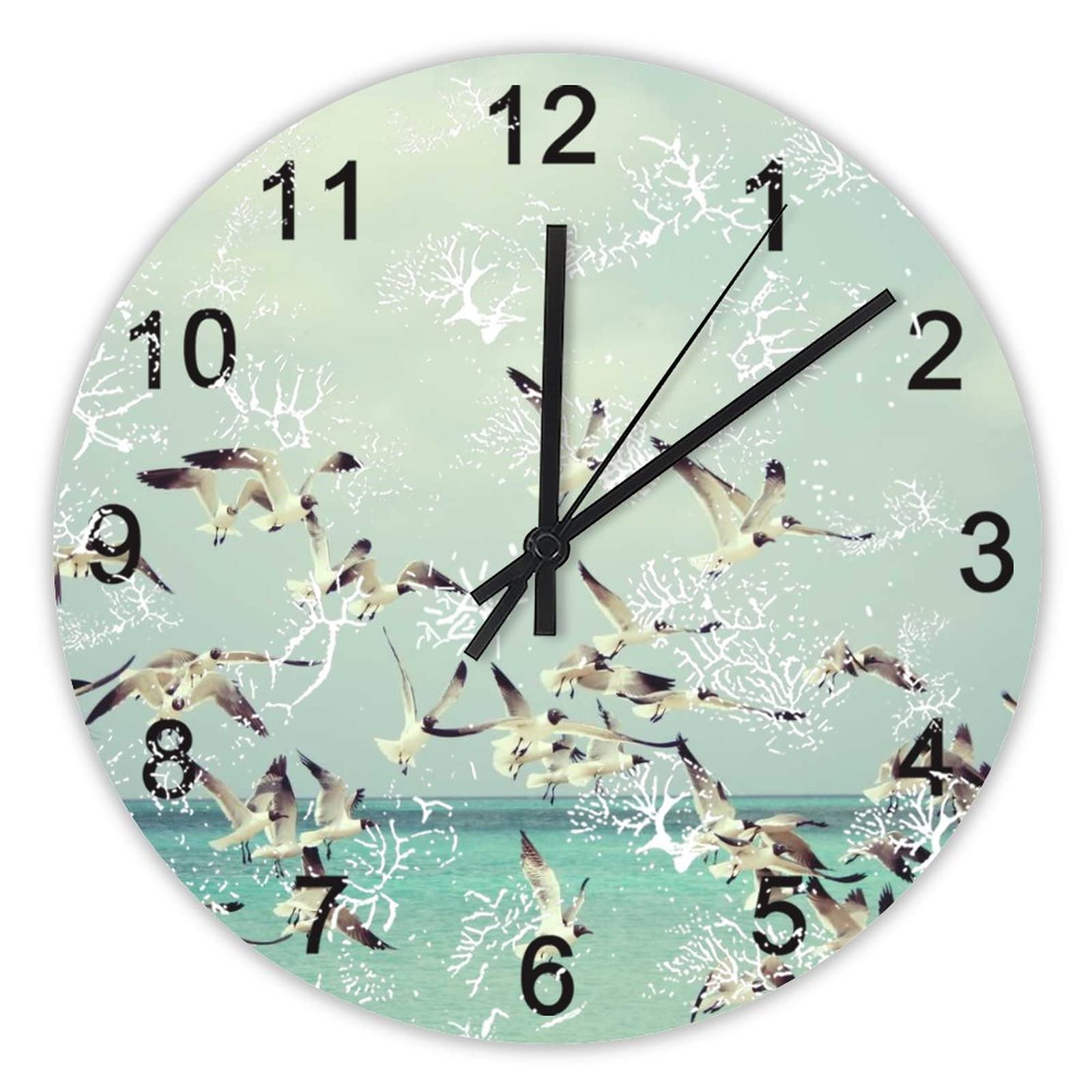 Horloge murale silencieuse pour supprimer le tic-tac dans votre bureau ou cuisine