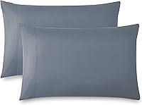 Vista 55 de Southshore Fine Linens® - Vilano® Springs - Par de fundas de almohada plisadas, color verde azulado, estándar (Queen)