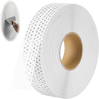Fugenband Selbstklebend 5cm x 40m – PVC Fugenband für Trockenbau, Eckschiene & Kantenschutz – Hochflexibles Armierungsband für Gipskarton-Platten, Putz und Risse – Ideal für Innen- & Außenecken