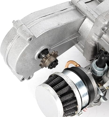 Miniatura 5 de Motor del motor, 49cc 2 tiempos completo motor motor refrigerado por aire para la bici de bolsillo mini Quad Bike Scooter ATV